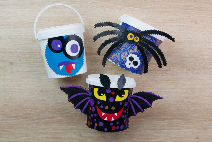 DIY Halloween : création seaux à bonbons
