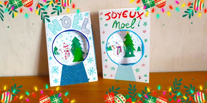 Mapiwee by Maped - Fabriquer une carte de voeux boule à neige - activité créative pour enfants 1