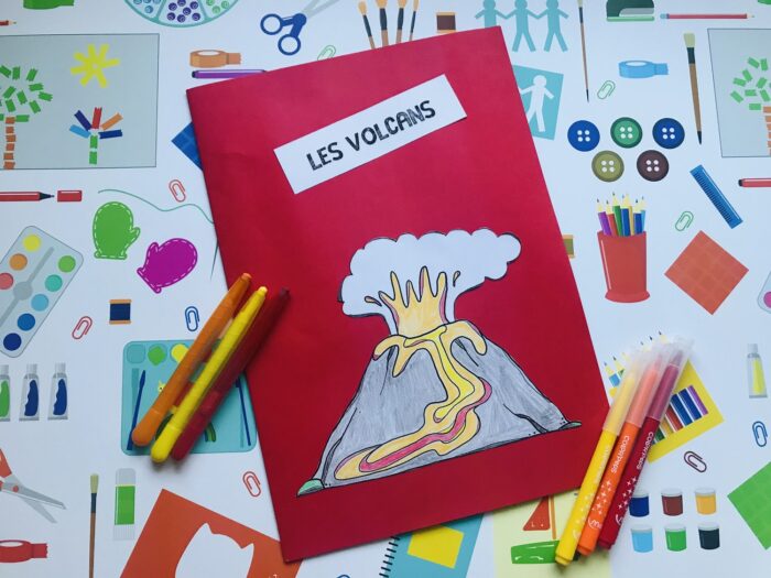 Mapiwee by Maped - activité créative pour créer son livre animé sur les volcans - outils pédagogique et ludique pour enfants