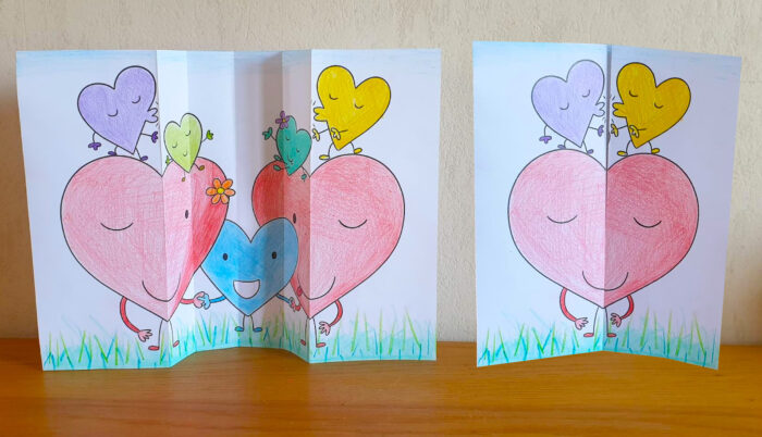 coloriage surprises pour la fête des mères