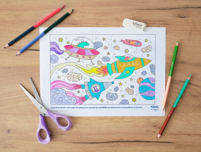 Coloriage puzzle à imprimer pdf